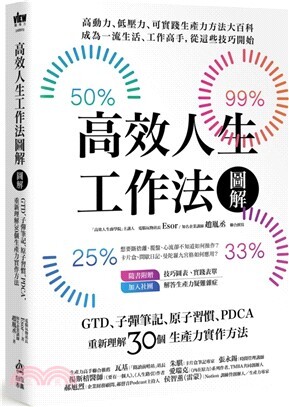 高效人生工作法圖解 :GTD、子彈筆記、原子習慣、PDCA, 重新理解30個生產力實作方法